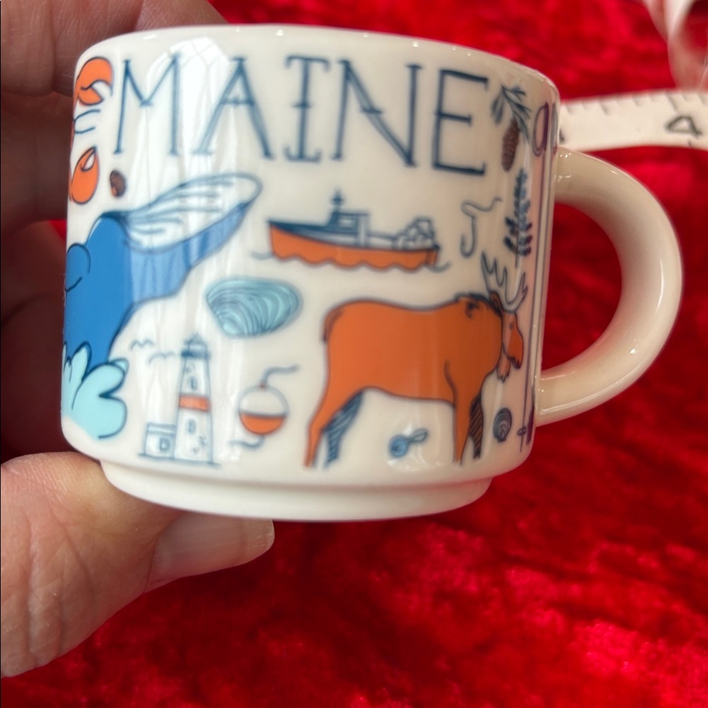 Starbucks Been There Series Maine espresso ornament cup. Pristine condition 2oz. - Picture 2 of 8